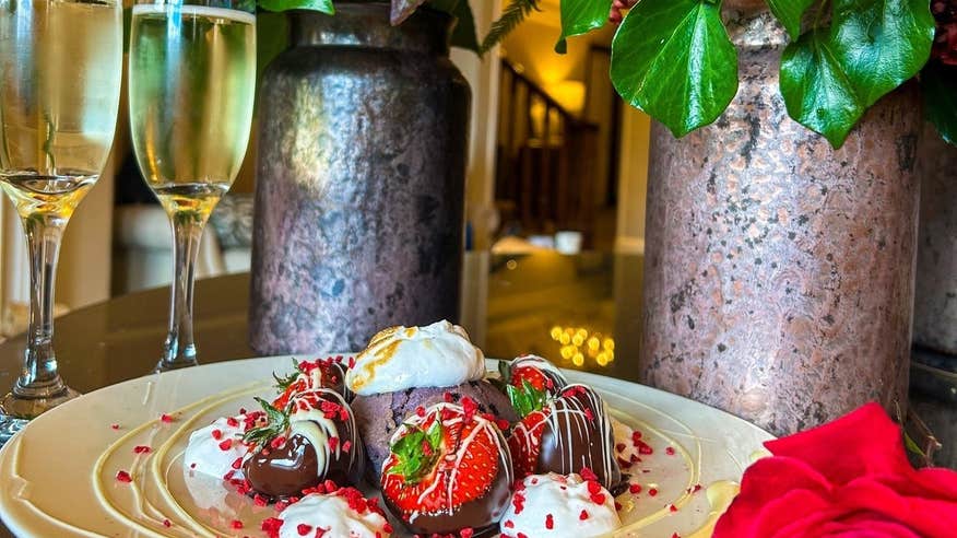 Prosecco and strawberries at The Killarney Royal Hotel in Co Kerry